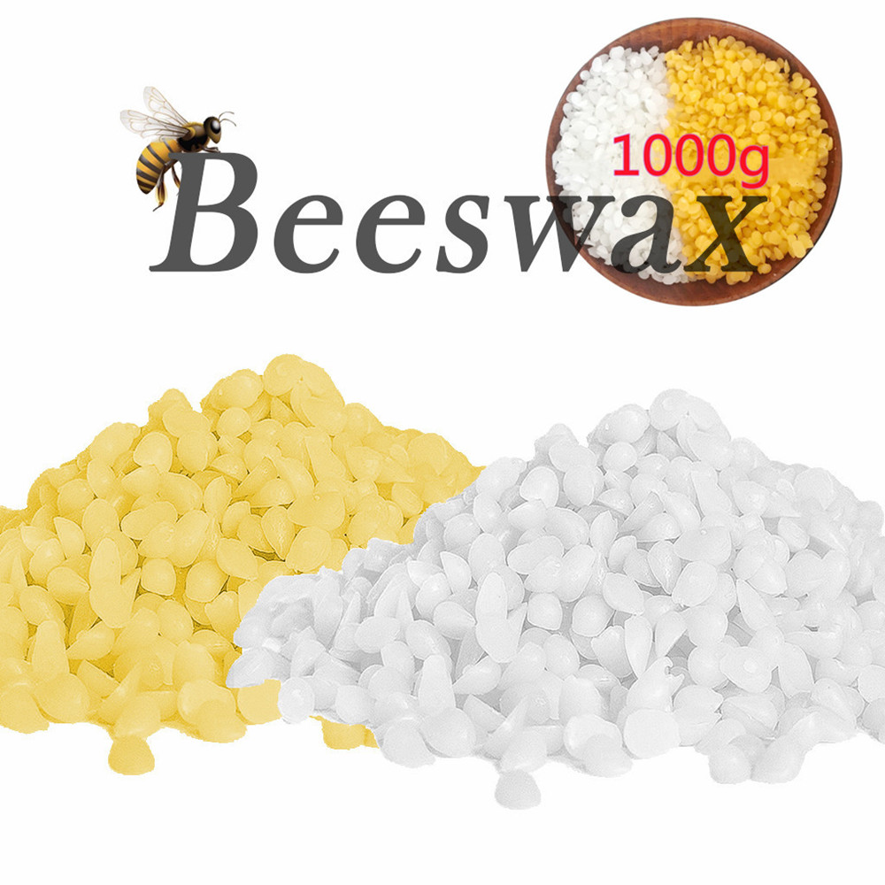 Candle Making With Beeswax - Cire d'abeille naturelle Pure 1000g, cire