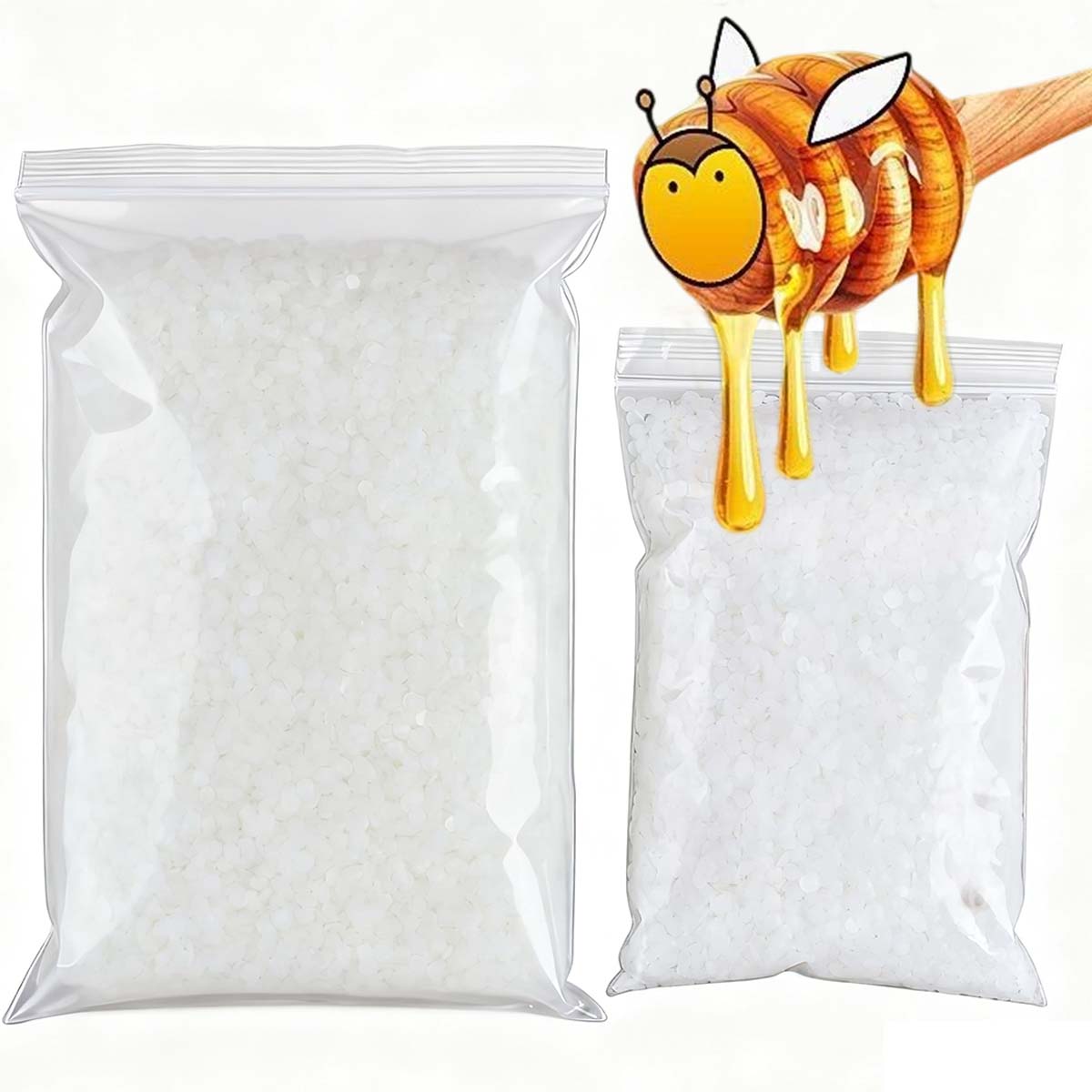 Candle Making With Beeswax - Cire d'abeille blanche 200g-1000g, bougie parfumée
