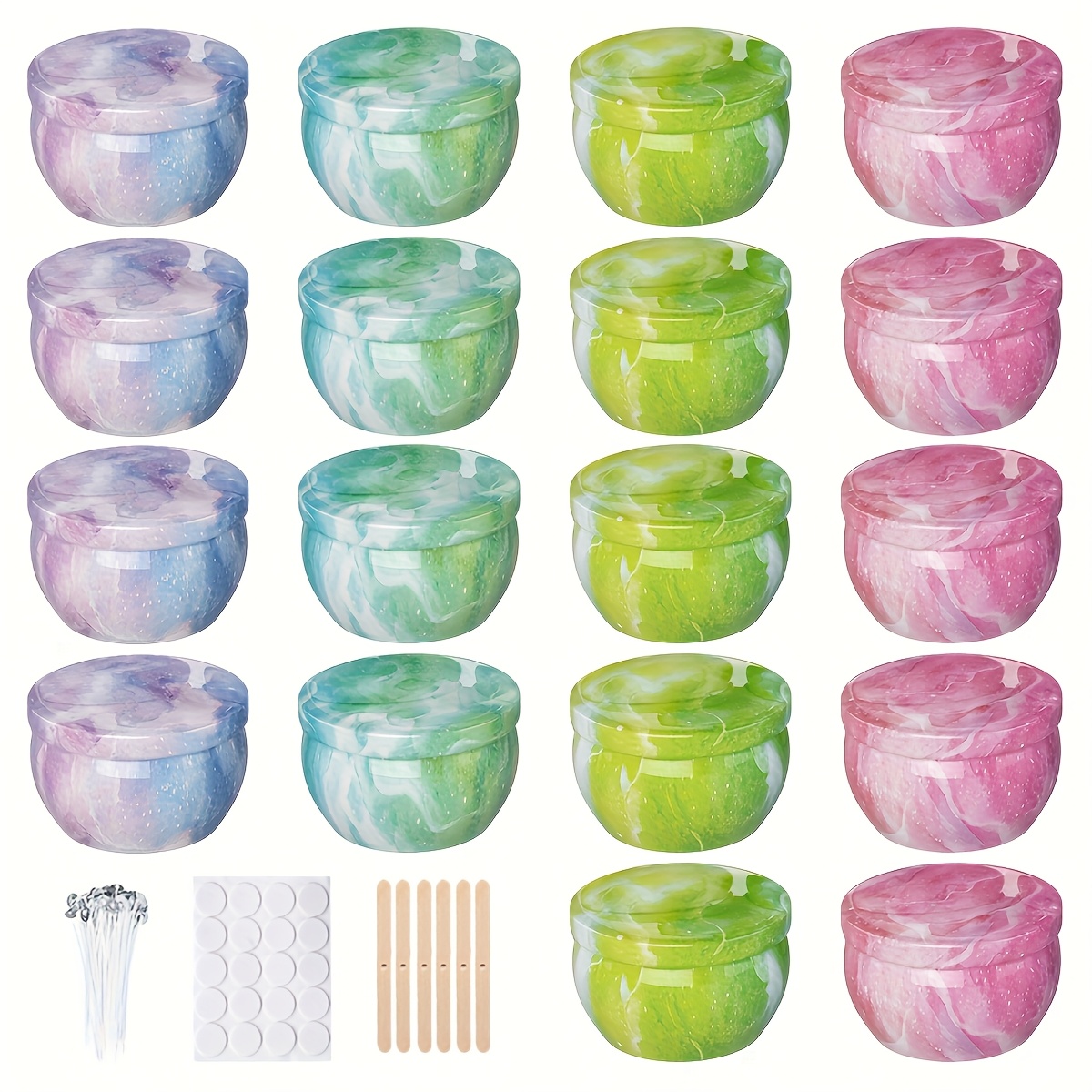 Bocaux à bougies vides en méta - Candle Making Glass Jars avis et prix