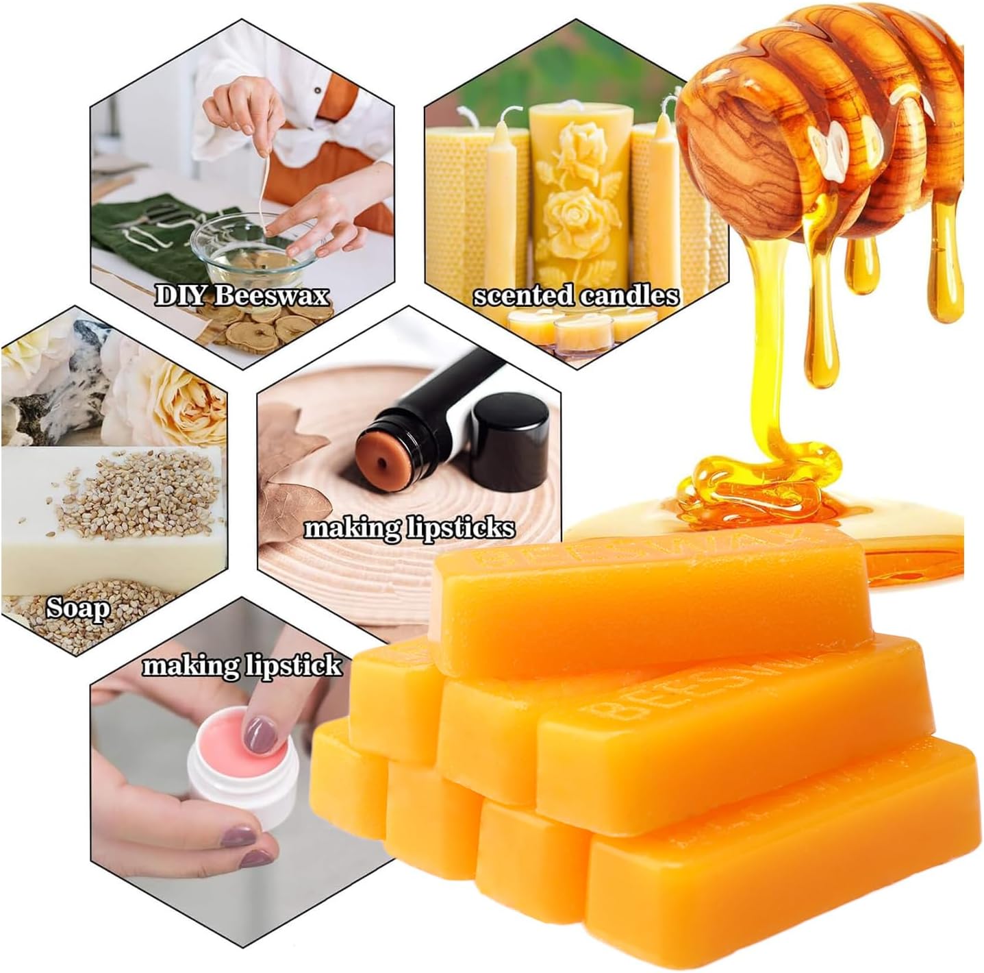 Barre de cire d'abeille, bloc  - Candle Making With Beeswax avis et prix